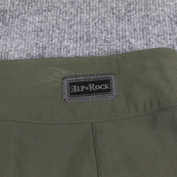 Alp N Rock Pants Womens Medium Geneva Techno Olive Green Stretch Outdoor Active - Picture 7 of 16